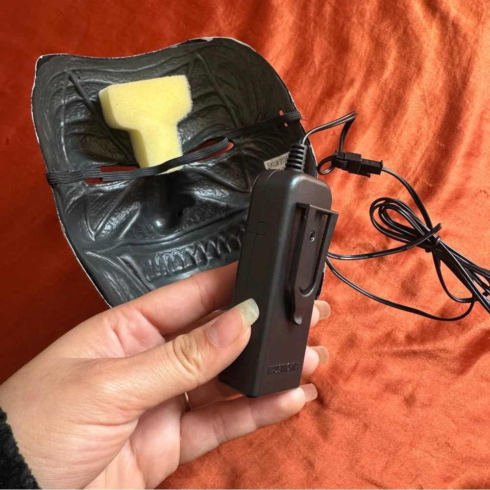 LED Light-Up Clown Mask with Controller